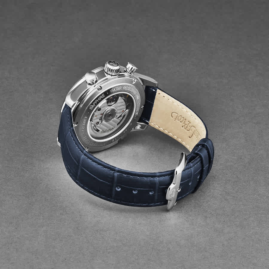 Paul Picot Gentleman Blazer Chronograph Automatic Blue Dial Mens Watch P4309.SG.1131.2614