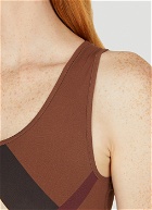 Immy Check Bra Top in Brown