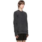 11 by Boris Bidjan Saberi Grey Middle Finger Sweatshirt