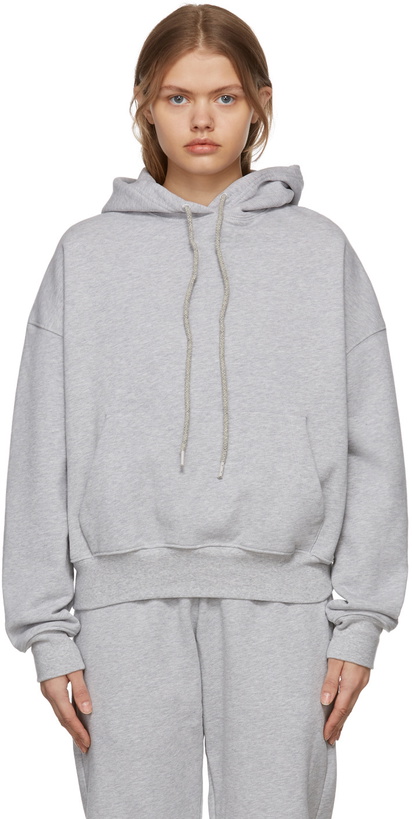 Photo: WARDROBE.NYC Grey Cotton Hoodie