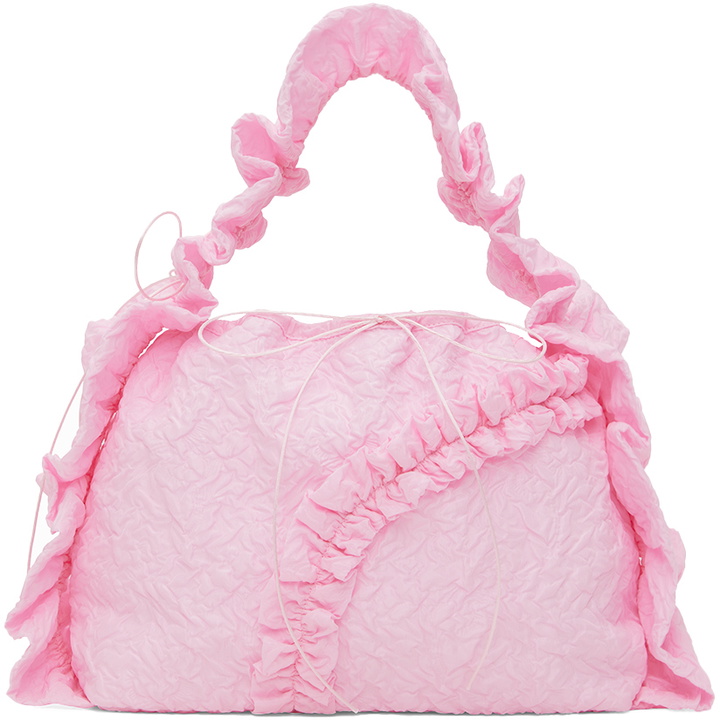 Cecilie Bahnsen SSENSE Exclusive Pink Kiku Bag Cecilie Bahnsen