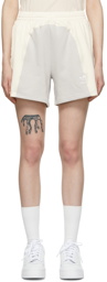 adidas Originals Beige Split Trefoil Shorts