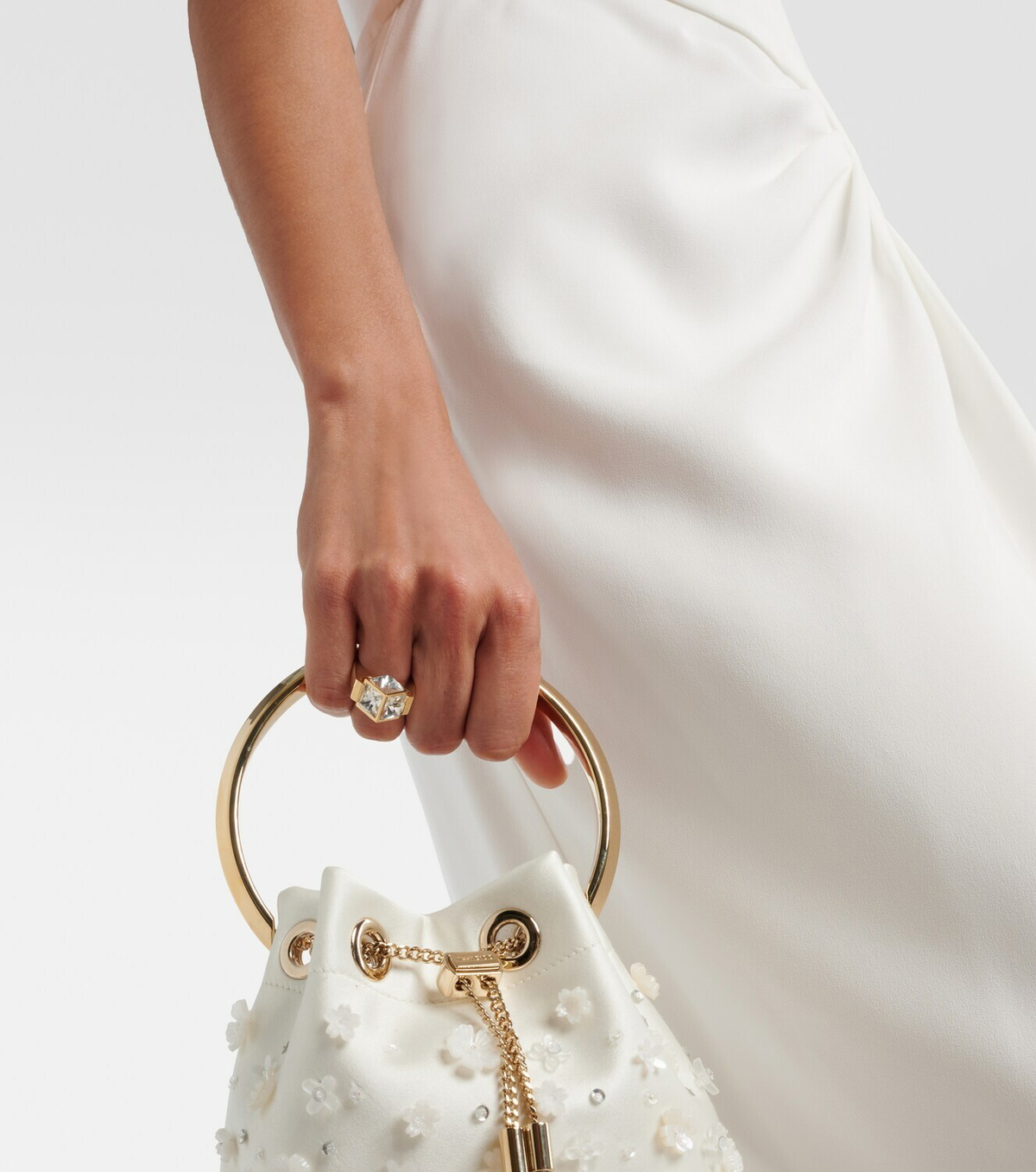 Jimmy Choo JC Cube embellished ring
