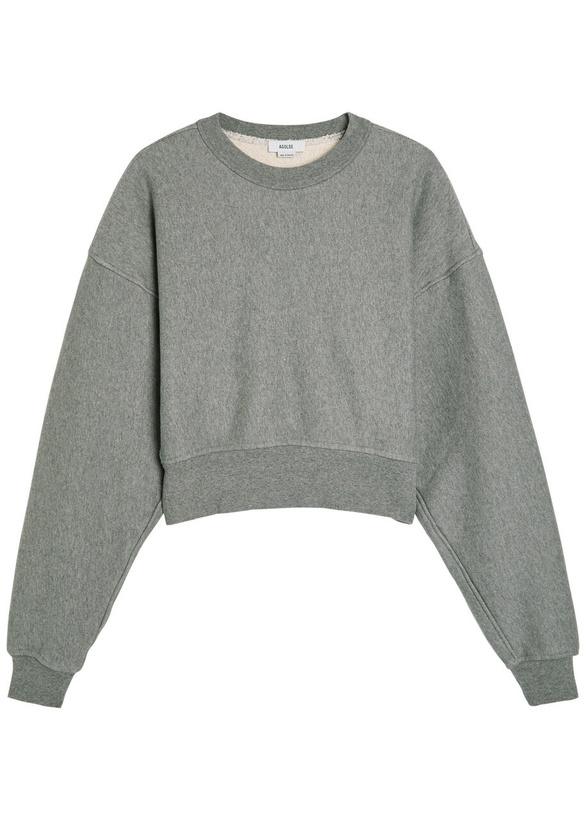 Photo: Agolde Kit Cotton Sweatshirt Grey