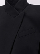 Alexander Mcqueen Blazer Black Womens Blazers E Vest