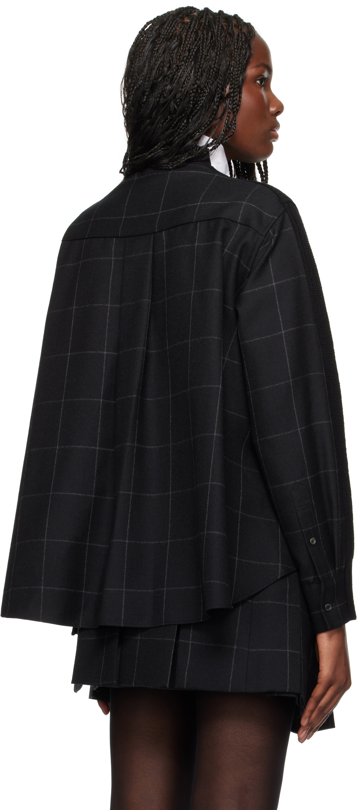 トップス sacai 24aw Knit Cardigan BLACK Black Wool Knit Cardigan by sacai on Sale