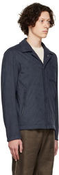 Herno Navy Polyester Jacket