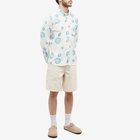 Foret Men's Cabana Button down Shirt in Boule Print