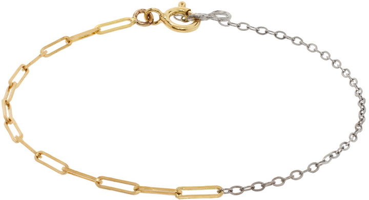 Photo: Yvonne Léon White Gold & Gold Solitaire Bracelet