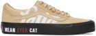 Vans Beige Patta Edition Vault 'Mean Eyed Cat' Old Skool Sneakers