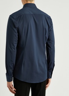 Eton Stretch-jersey Shirt Navy