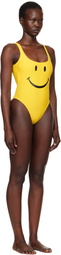 Moschino Yellow Smiley Swimsuit