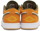 Nike Jordan Beige & Orange Air Jordan 1 Low SE Sneakers