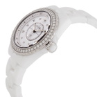 Chanel J12 Quartz Diamond White Dial Ladies Watch h6418