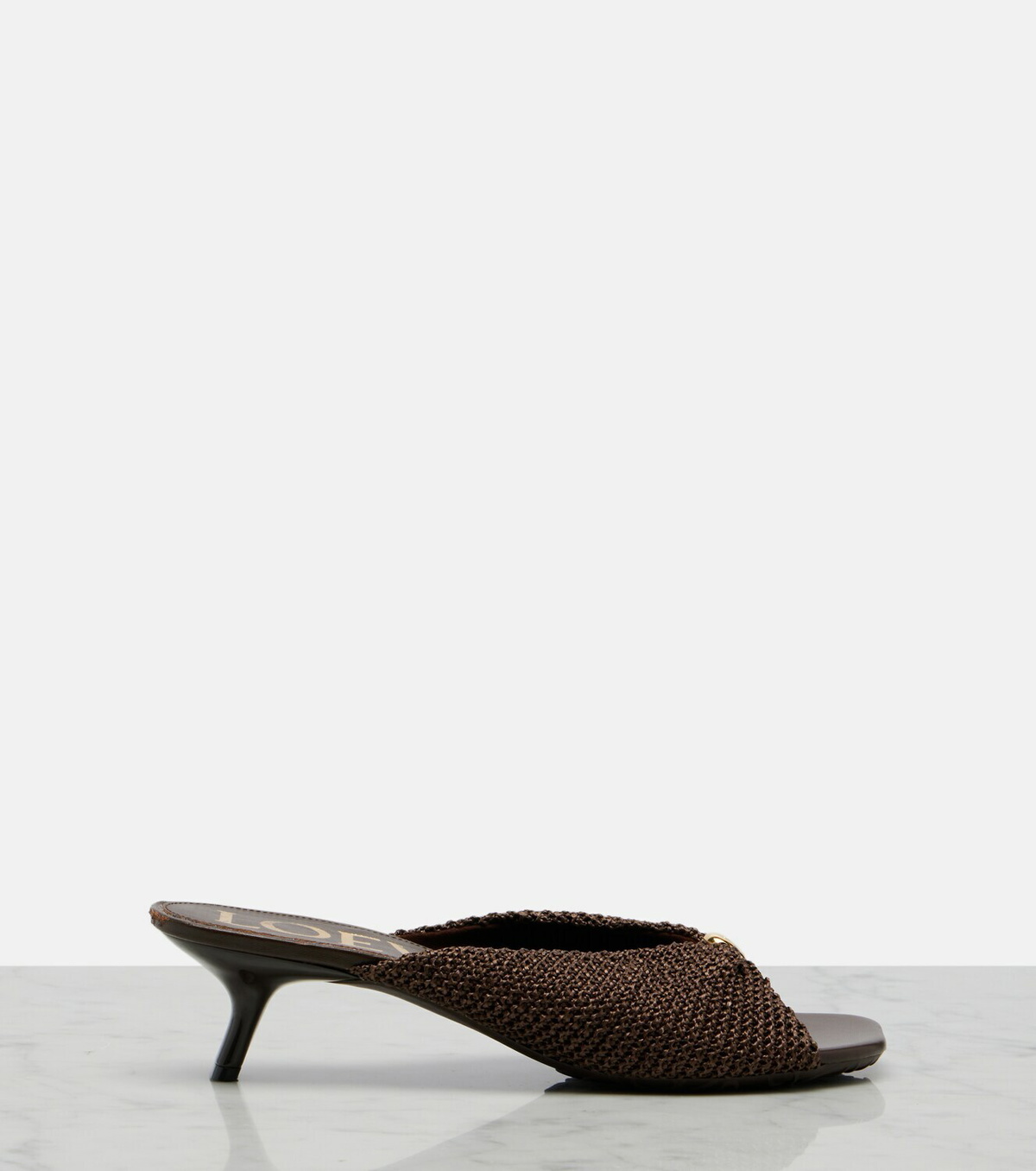 Loewe Paula's Ibiza Pebble Soft mules