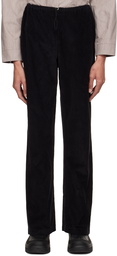 SC103 Black Corduroy Lounge Pants