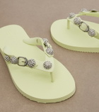 Balenciaga Cagole embellished thong sandals