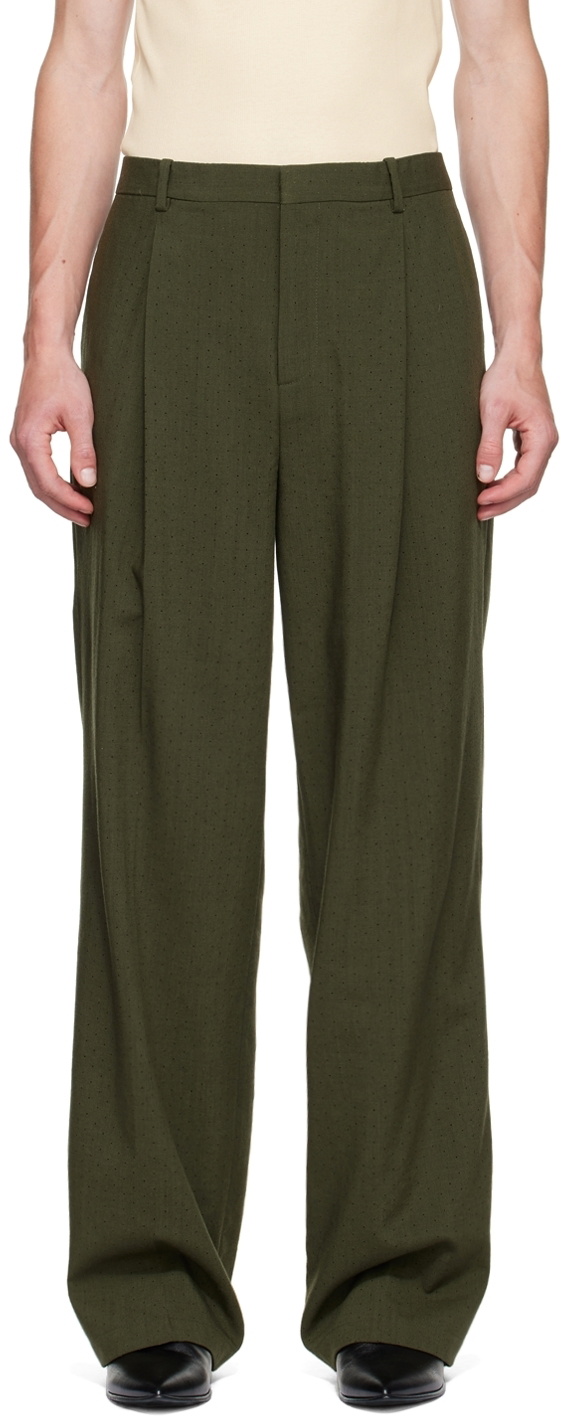 Dion Lee Green Puncture Trousers Dion Lee
