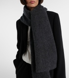 The Row Luthgard cashmere, alpaca, and silk scarf