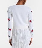 Shushu/Tong Floral wool cardigan