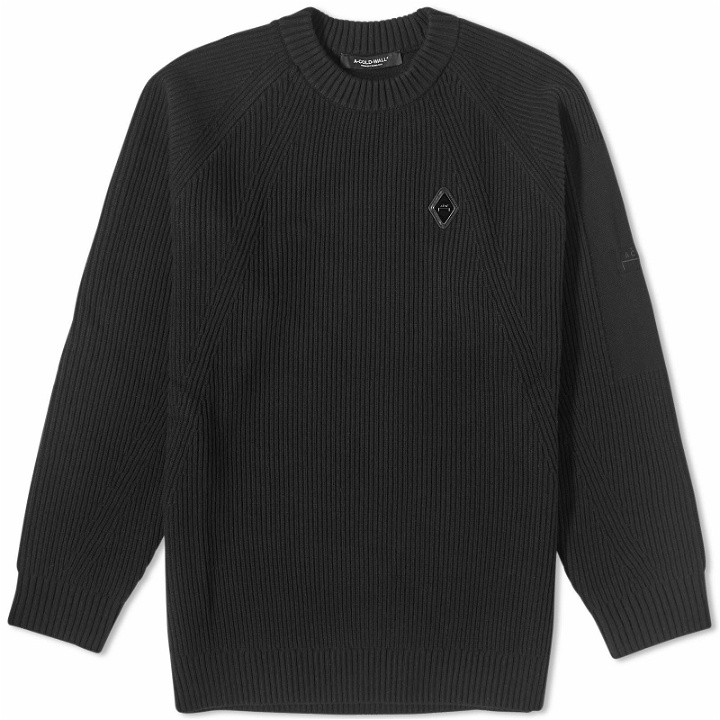 Photo: A-COLD-WALL* Men's Windermere Crew Knit in Black