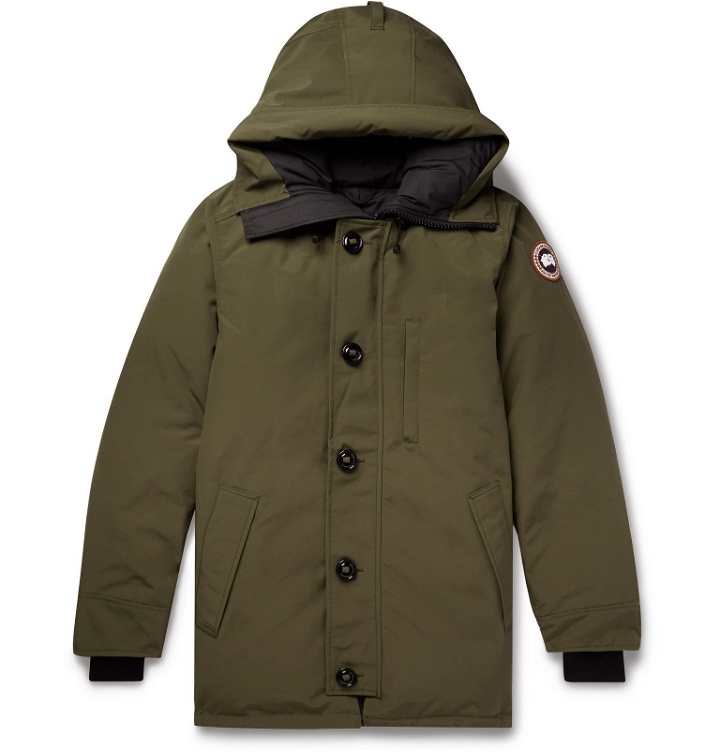 Photo: Canada Goose - Chateau Shell Hooded Down Parka - Green