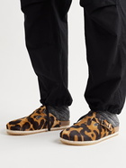 Yuketen - Sal 1 Leopard-Print Calf Hair Mules - Animal print