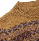 Isabel Marant - Nills Fair Isle Wool Sweater - Mustard