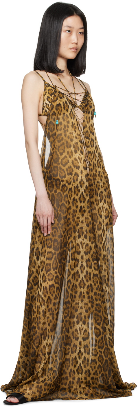La Perla Brown & Black Spirito Libero Cover Up