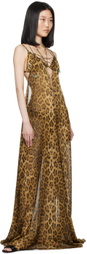 La Perla Brown & Black Spirito Libero Cover Up