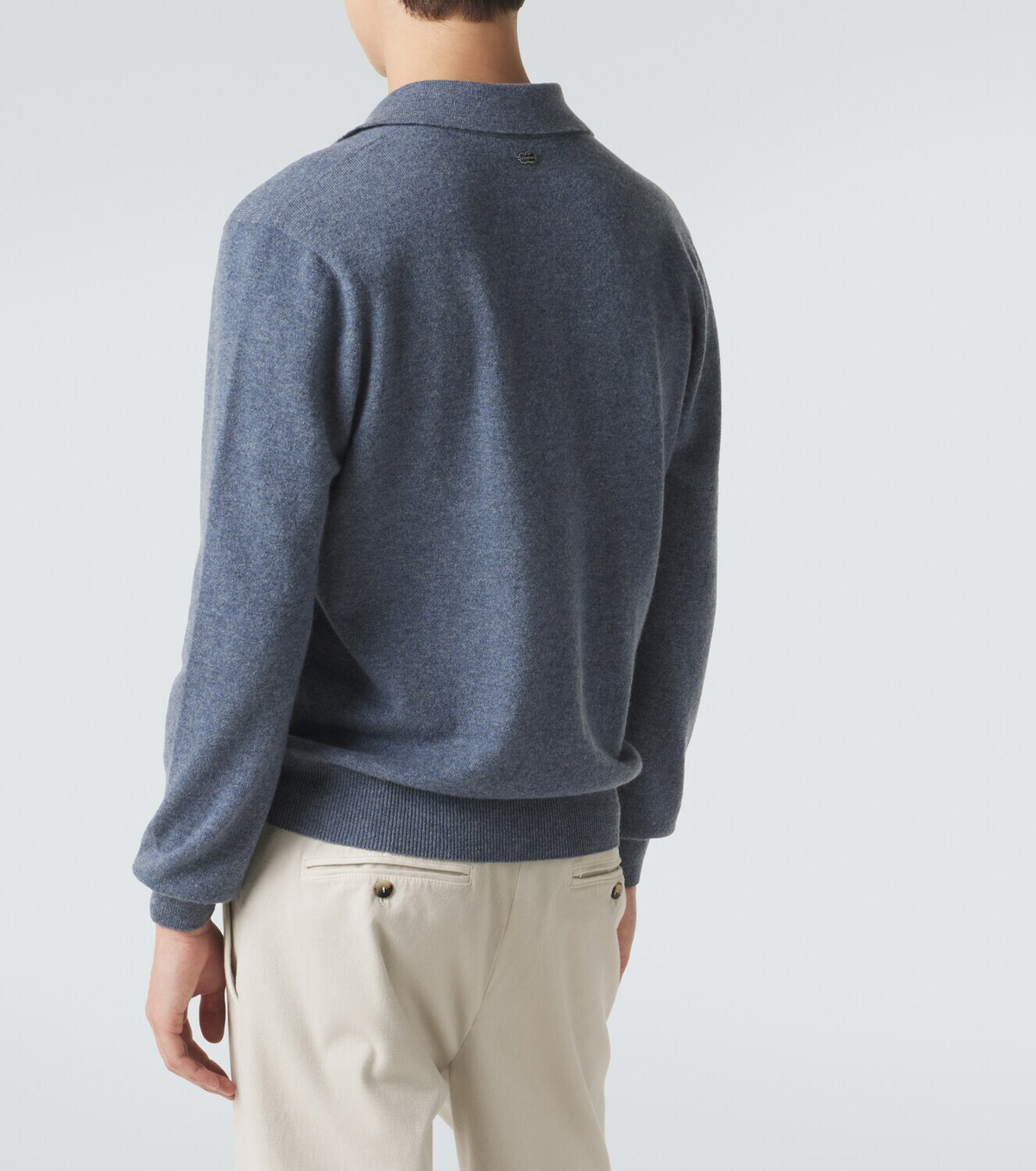 Agnona Cashmere polo sweater