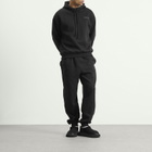 Calvin Klein Men's Terry Quilted Hoodie in Black