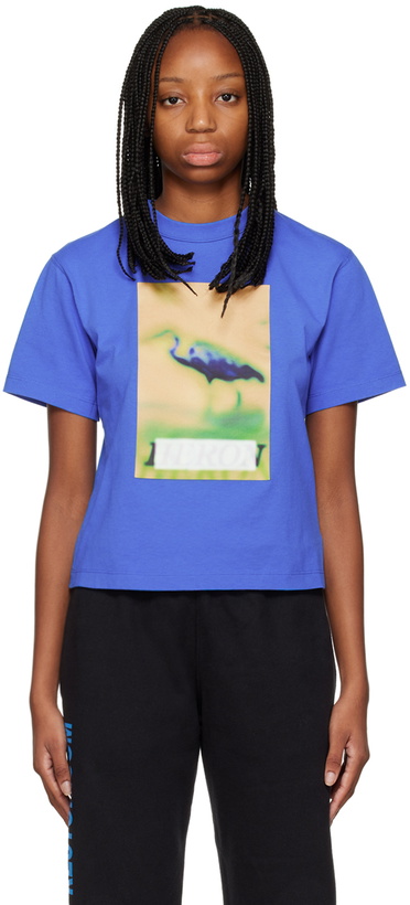 Photo: Heron Preston Blue Heron Censored T-Shirt