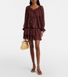 Poupette St Barth Moon ruffled blouse