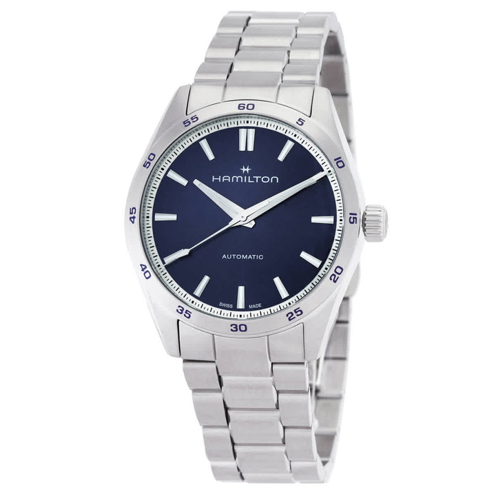 Photo: Hamilton Jazzmaster Performer Automatic Blue Dial Watch H36215140