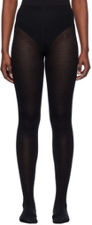Wolford Black Virgin Wool Tights