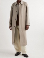 The Row - Edward Belted Alpaca and Linen-Blend Trench Coat - Neutrals