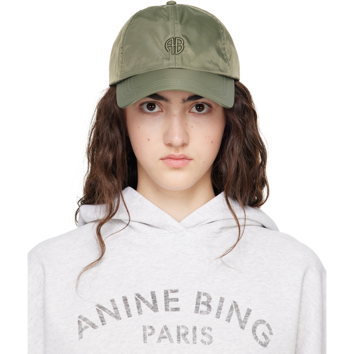 Photo: ANINE BING Khaki Jeremy 'AB' Baseball Cap