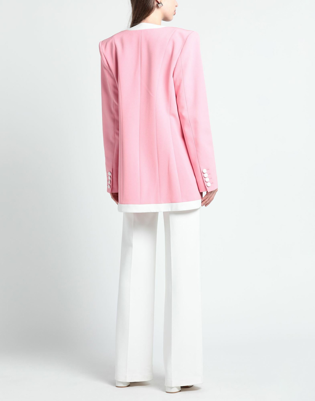 Balmain Womens Blazer in Pink