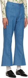 Tanner Fletcher Blue Fefe Jeans