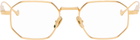 Cutler and Gross Gold Lansdowne 1431 Square Optical Glasses