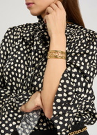 Chloe The Chloé Script Cuff - Gold - One Size