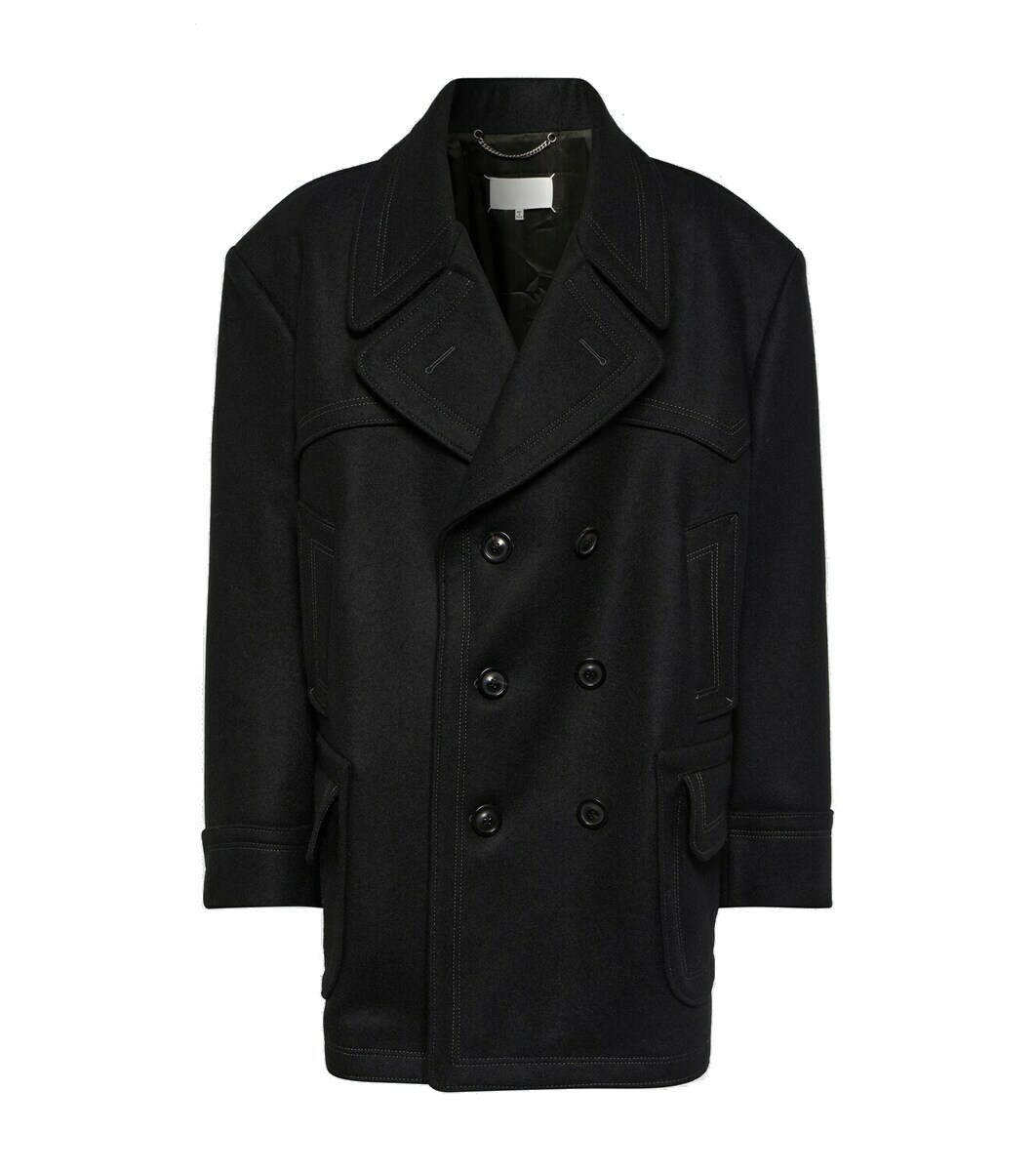 Maison Margiela Wool-blend peacoat Maison Margiela