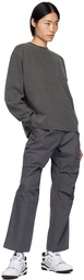 Uniform Bridge Gray One Tuck Trousers