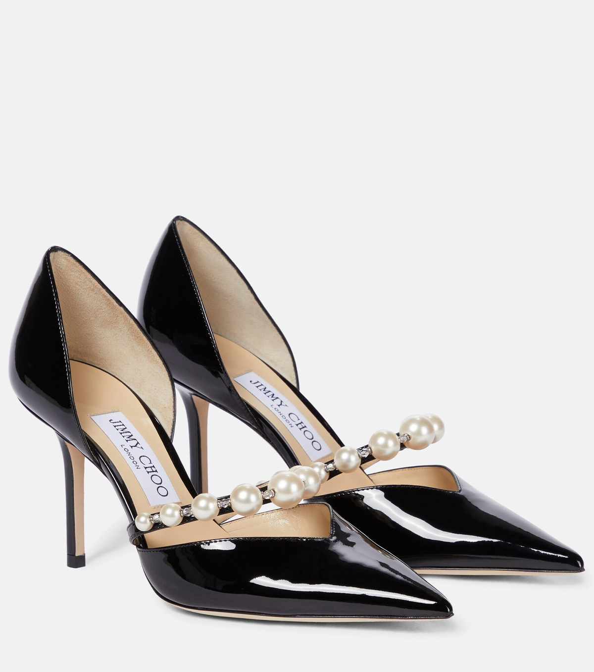 Jimmy Choo - Aurelie 85 patent leather pumps