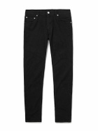 Etro - Slim-Fit Paisley-Jacquard Cotton-Blend Trousers - Black