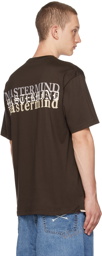 MASTERMIND WORLD Brown Printed T-Shirt