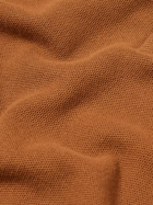 Sunspel - Slim-Fit Cotton-Piqué Polo Shirt - Brown