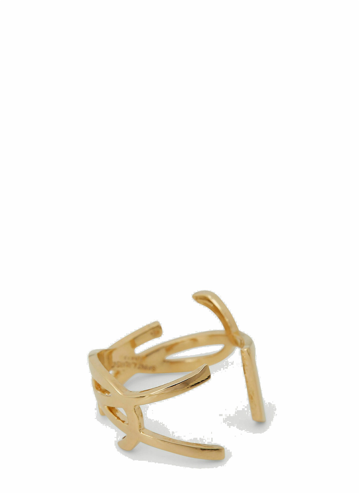 Photo: Saint Laurent - Monogram Ring in Gold
