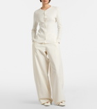 The Row Fay leather ballet flats